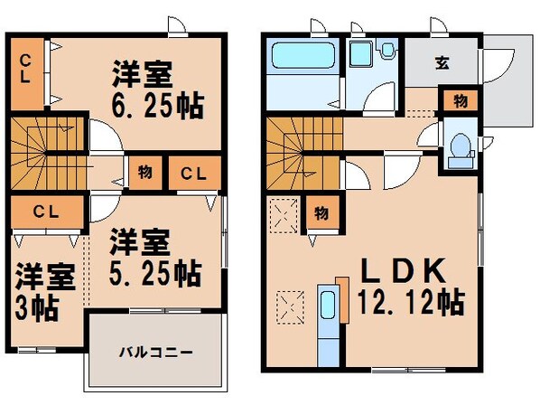 グランドソレーユの物件間取画像